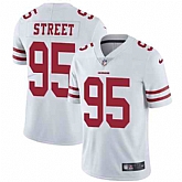 Nike Men & Women & Youth 49ers 95 Kentavius Street White NFL Vapor Untouchable Limited Jersey,baseball caps,new era cap wholesale,wholesale hats